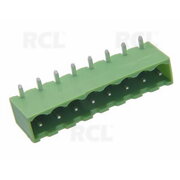 TERMINAL BLOCK 8pin Male, soldered, 5.08mm