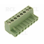 TERMINAL BLOCK 8pin, Female for Cable, 5.08mm